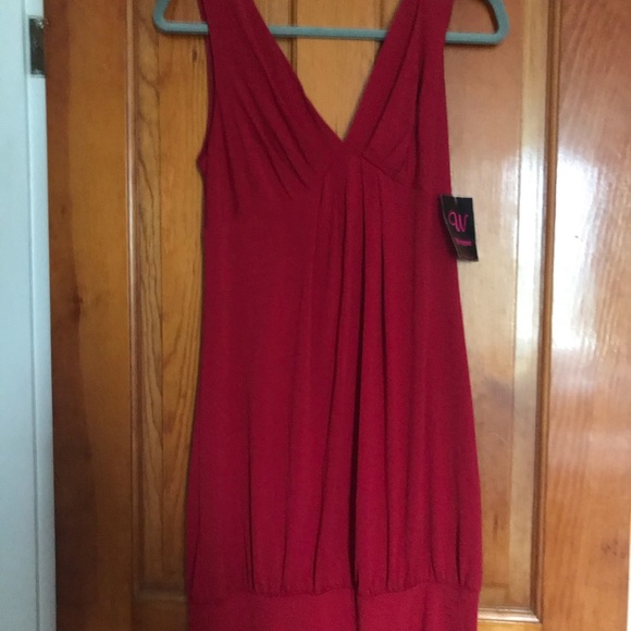 Nwt red cowl dress - Picture 2 of 2
